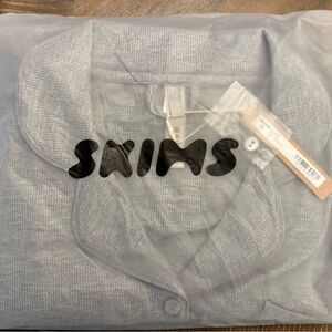 SKIMS Light Gray lounge pajama set size S new w/ tags